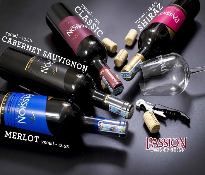 Các loại rượu vang passion phổ biến