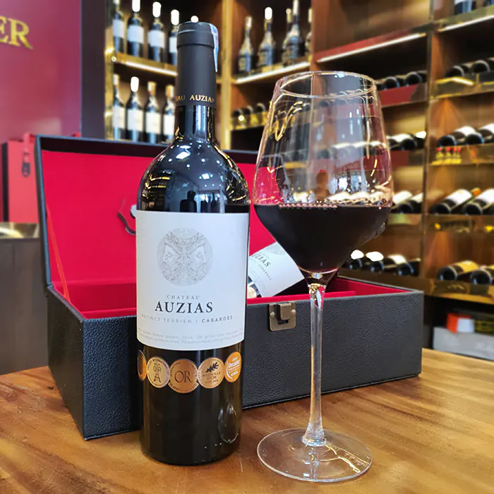 Rượu vang gói quà tết Chateau Auzias