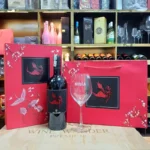 Hộp quà Rượu Vang Ý Velenosi Ninfa + Kèm Ly Vang