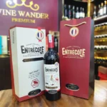 Hộp Quà Rượu Vang Pháp Entrecote Merlot Cabernet Syrah
