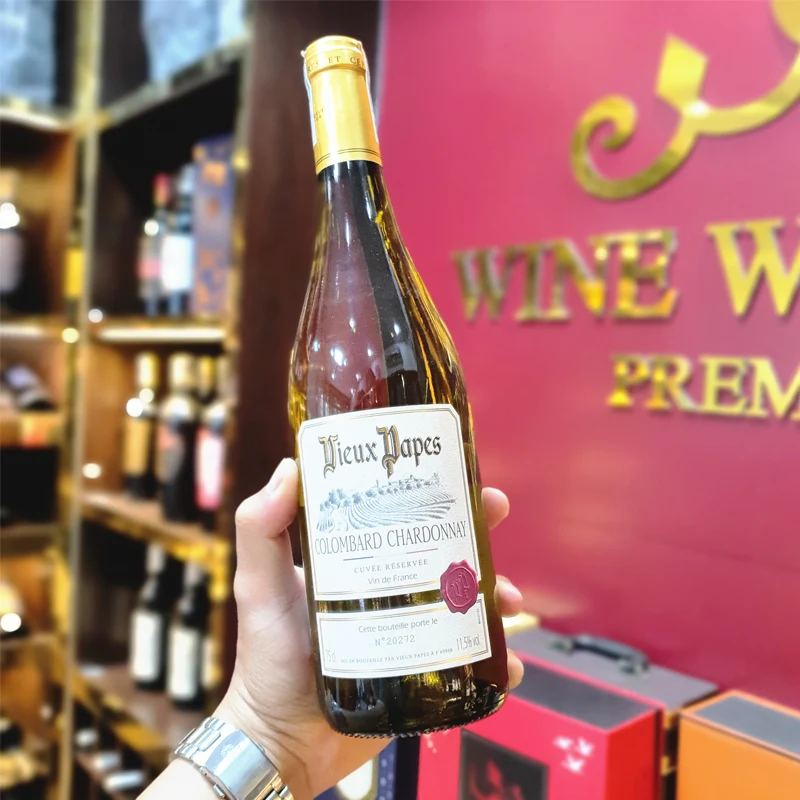 Rượu Vang Pháp Vieux Papes Cuvée Réservée Colombard Chardonnay